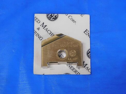 1PC New AMEC 1 5/32" 1020T-0105 Series AA TiN Carbide Spade Drill Insert HP - JH2463CN2 in Saudi Arabia
