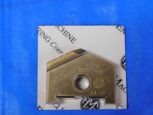 1PC New AMEC 1 7/32" 1020T-0107 Series AA TiN Carbide Spade Drill Insert HP - JH2465CN2 in Saudi Arabia