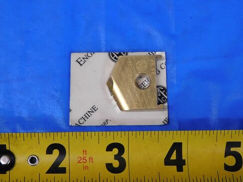 1PC NEW AMEC 1" 1020T-0100 Series AA HP TiN Coated Carbide SPADE Drill Insert - JH2458CN2 in Saudi Arabia