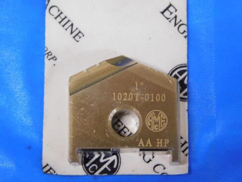 1PC NEW AMEC 1" 1020T-0100 Series AA HP TiN Coated Carbide SPADE Drill Insert - JH2458CN2 in Saudi Arabia