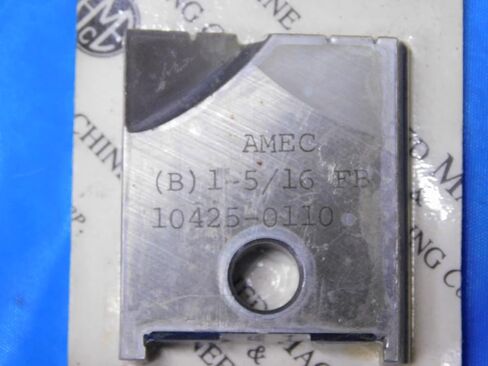 1PC New AMEC 1 5/16" 10425-0110 Series B Carbide Spade Drill Insert FB - JH2471CN2 in Saudi Arabia
