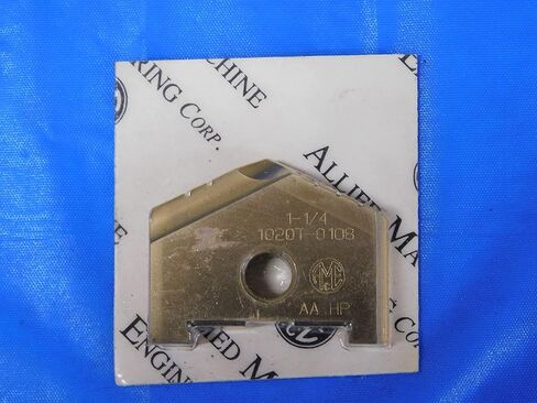 1PC New AMEC 1 1/4" 1020T-0108 Series AA TiN Carbide Spade Drill Insert HP - JH2466CN2 in Saudi Arabia