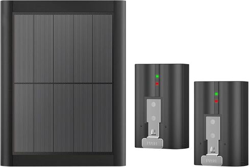 2-Pack 7200mAh Replacement Battery with LED Display Charger Station for Ring-Doorbell Camera 2/3/4, Spotlight and Stick Up Cam, Rechargeable Upgraded Batteries 3.65V Camera Indoor in Kuwait