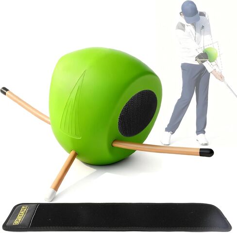The Connector Golf Training Aid in Improving Hand Positioning, Smart Ball Golf Training Aid for Posture Correction Practice. Golf Swing Trainers are Suitable for Golfers at All Levels, (with Velcro) in Saudi Arabia