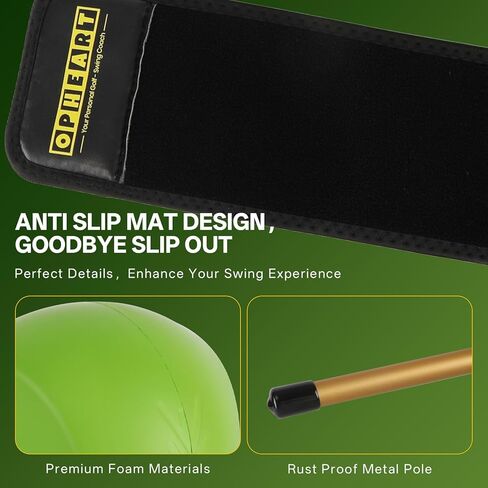 The Connector Golf Training Aid in Improving Hand Positioning, Smart Ball Golf Training Aid for Posture Correction Practice. Golf Swing Trainers are Suitable for Golfers at All Levels, (with Velcro) in Saudi Arabia