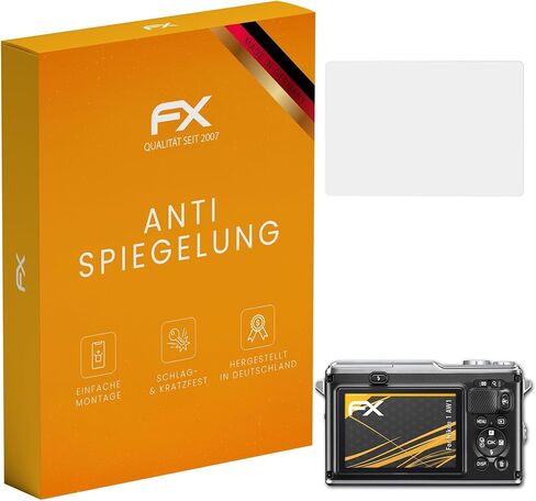 Plastic Glass Protective Film compatible with Nikon 1 AW1 Glass Protector, 9H Hybrid-Glass FX Screen Protector in Saudi Arabia