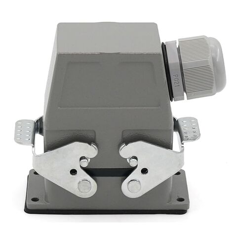 Heavy Duty Connector 42-core Cold Pressed Rectangular air Socket hdc-hdd-042 Industrial Waterproof 10A(42 pins Side line) in Saudi Arabia