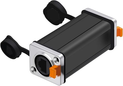 1Pc Arrival Waterproof Network Connector RJ45 Ethernet Female Panel Mount Sockets Straight Couplers(Lavender) in Saudi Arabia