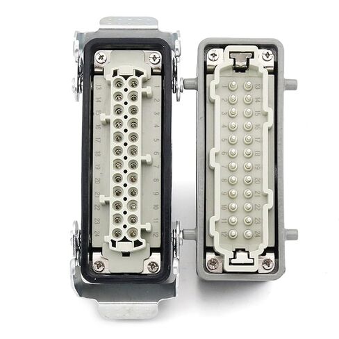 Heavy Duty Connector Docking 24 Core Pins Electrical Waterproof Socket Industrial Machine Tools 500V 16A in Saudi Arabia