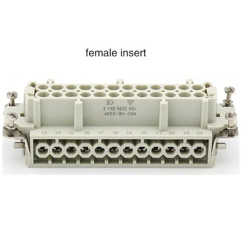 Heavy Duty Connector Docking 24 Core Pins Electrical Waterproof Socket Industrial Machine Tools 500V 16A in Saudi Arabia