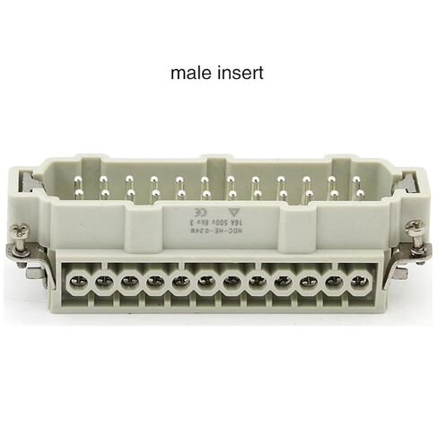 Heavy Duty Connector Docking 24 Core Pins Electrical Waterproof Socket Industrial Machine Tools 500V 16A in Saudi Arabia