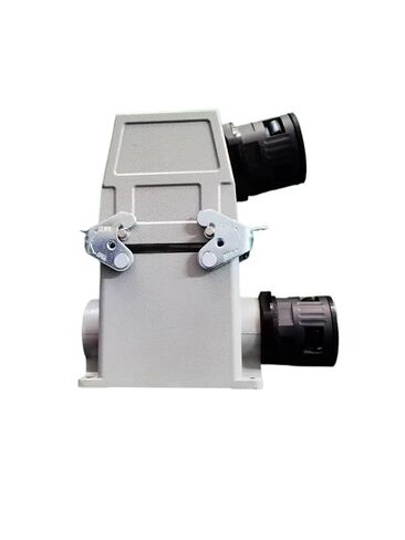 Rectangular Heavy Duty Connector 32 pin Waterproof Socket with high Base Side Outlet(Bellows Joint) in Saudi Arabia