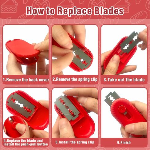 أداة تسجيل عجينة الخبز، أداة تسجيل العجين المخمر قابلة للسحب مع شفرة من الفولاذ المقاوم للصدأ لخبز الخبز، وإكسسوارات مستلزمات الطبخ (أحمر) in Kuwait