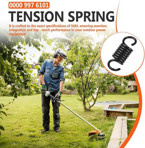 0000 997 6101 زنبرك التوتر، زنبرك القابض لـ Stihl FS89، FS91، FS94، FS111، HL 91 K، HL 91 KC، HL 92 C، HL 92 KC، HL 94، HL 94 C، HL 94 K، HL 94 KC، SP 92 C، SP 92 TC،KM 91 R،KM 94 R فرشاة القاطع (5) in Kuwait