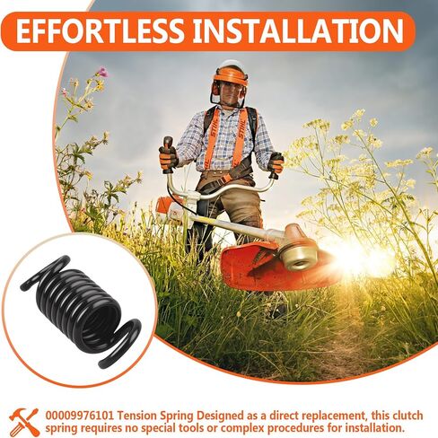 0000 997 6101 زنبرك التوتر، زنبرك القابض لـ Stihl FS89، FS91، FS94، FS111، HL 91 K، HL 91 KC، HL 92 C، HL 92 KC، HL 94، HL 94 C، HL 94 K، HL 94 KC، SP 92 C، SP 92 TC،KM 91 R،KM 94 R فرشاة القاطع (5) in Kuwait