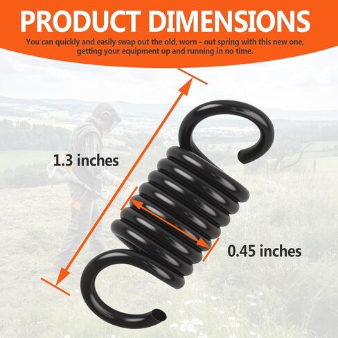 0000 997 6101 زنبرك التوتر، زنبرك القابض لـ Stihl FS89، FS91، FS94، FS111، HL 91 K، HL 91 KC، HL 92 C، HL 92 KC، HL 94، HL 94 C، HL 94 K، HL 94 KC، SP 92 C، SP 92 TC،KM 91 R،KM 94 R فرشاة القاطع (5) in Kuwait