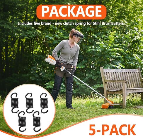 0000 997 6101 زنبرك التوتر، زنبرك القابض لـ Stihl FS89، FS91، FS94، FS111، HL 91 K، HL 91 KC، HL 92 C، HL 92 KC، HL 94، HL 94 C، HL 94 K، HL 94 KC، SP 92 C، SP 92 TC،KM 91 R،KM 94 R فرشاة القاطع (5) in Kuwait