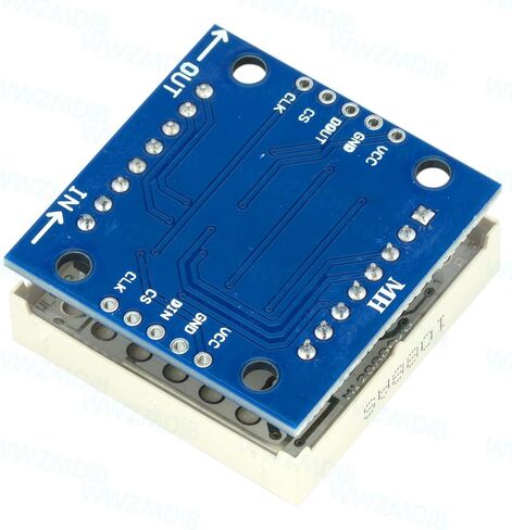 WWZMDiB 4 Pcs 5V MAX7219 LED Matrix Panel 8x8 Display Board for Compatible with for Arduino DIY (WWZ0505) in Saudi Arabia