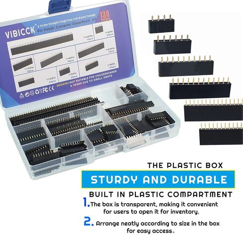 130 قطعة صف واحد 2.54 مللي متر مستقيم صف واحد لوحة دارات مطبوعة أنثى دبوس رأس موصل مقبس قطاع مجموعة متنوعة لدرع النموذج الأولي لاردوينو in Kuwait
