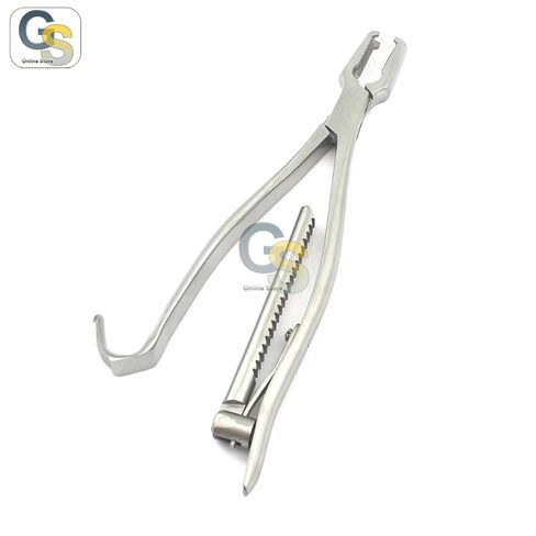 Kern Bone Holding Forceps 6" with Ratchet Orthopedic SURGI Instrument by G.S Online Store in Saudi Arabia