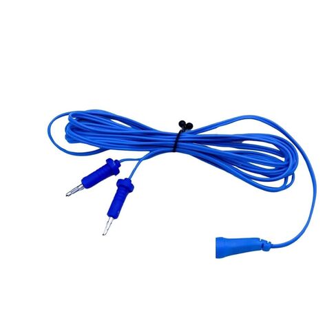 12cm Blue Adson Bipolar Forceps with 3mtr Cord - Reusable in Kuwait