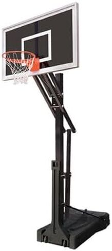 First Team OmniSlam Eclipse Steel-Glass-HDPE Portable Basketball System44; Black in Saudi Arabia