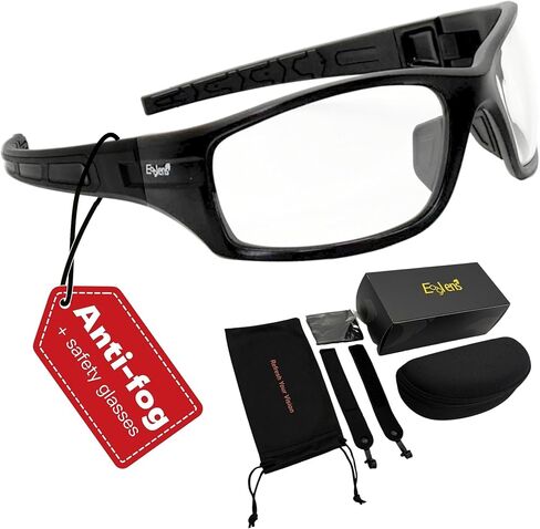 Clear lens ballistic glasses for hunting, shooting safety, military tactical eye protection for shooting range, OSHA 833 in Saudi Arabia