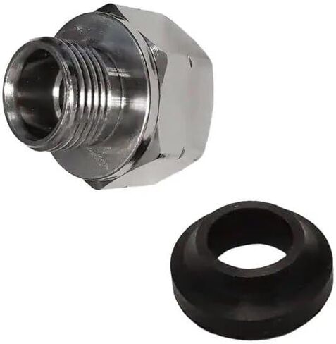 وصلة منزلق 1/2 بوصة × 3/8 بوصة تركيب محول نحاسي مطلي بالكروم in Kuwait