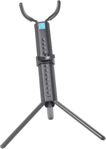Yardwe Tenor Saxophone Stand Portable Non-skid Saxophone Holder Foldable Sax Bracket with Blue Case for Tenor Sax Storage and Display in Saudi Arabia