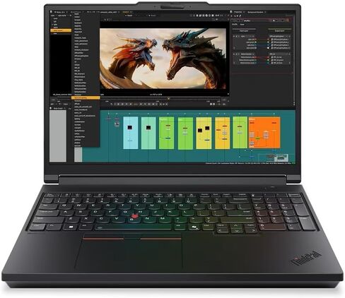 New ThinkPad P1 Gen 8 Mobile Workstation AI Laptop 16" 3.2K (3200 x 2000) OLED TouchScreen Ultra 9 285H 64GB RAM 2TB SSD Gen5 RTX PRO 2000 Blackwell GDDR7 Graphic Webcam Backlit Fingerprint Win 11 Pro in Kuwait