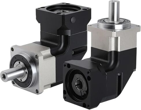 1pcs 90 Degree Reducer Helical Gear Right Angled Planetary Gearbox for Nema 17 23 Stepper Motor 40-130mm Servo(PLMG120 24mm Input,Speed Ratio 50 to 1) in Kuwait