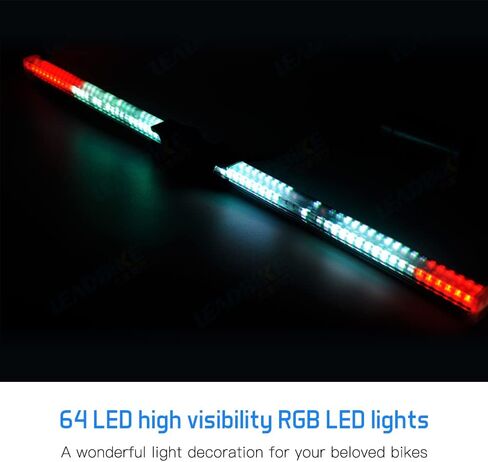 عجلة كارلاك 64 LED عالية الدقة لعجلة الدراجة القابلة للبرمجة محرك RGB عرض مصباح محور العجلة القابل لإعادة الشحن in Saudi Arabia