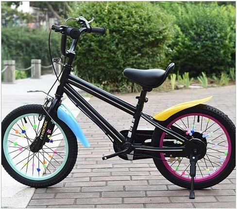 72Pcs Colorful Plastic Bike Spoke Wheel Beads Clip Bicycle Decors, Mixed Colors, Wheel Decorations for Bicycle, Bike Components and Parts in Saudi Arabia