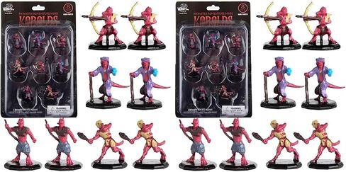 Monster Protectors 8 Fantasy Kobold Mini Figures- All Unique Designs- 1" Hex-Sized Compatible with DND Dungeons and Dragons & Pathfinder and All RPG Tabletop Games in Kuwait