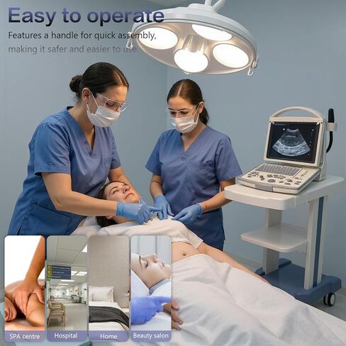 عربة ترولي متنقلة بعجلات تدور 360 درجة، محطة عمل متنقلة من 3 طبقات، عربة الموجات فوق الصوتية لعيادات الأسنان والمستشفيات وصالونات التجميل in Kuwait