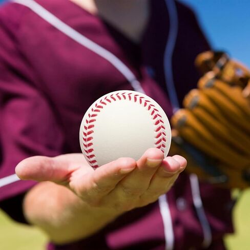 GKK 12pack آلة رمي البيسبول 9 بوصة 3.5 أوقية بو مادة الكرة للمراهقين لممارسة الضرب والميدان in Kuwait