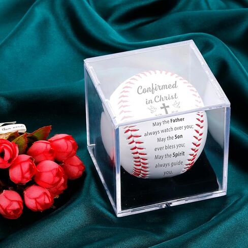 Confirmation Gifts for Teen Boys Girls Christian Baseball Confirmed in Christ Catholic Confirmation Gifts from Godparent Sponsor, Confirmation Gift Ideas for Men Women Faith Keepsake with Box in Saudi Arabia