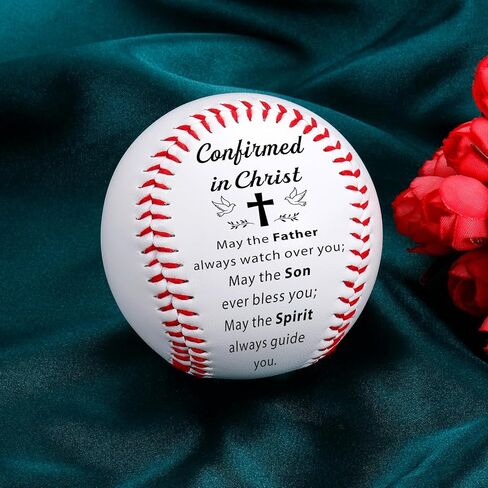 Confirmation Gifts for Teen Boys Girls Christian Baseball Confirmed in Christ Catholic Confirmation Gifts from Godparent Sponsor, Confirmation Gift Ideas for Men Women Faith Keepsake with Box in Saudi Arabia
