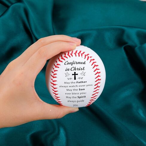 Confirmation Gifts for Teen Boys Girls Christian Baseball Confirmed in Christ Catholic Confirmation Gifts from Godparent Sponsor, Confirmation Gift Ideas for Men Women Faith Keepsake with Box in Saudi Arabia