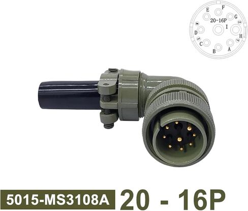 Connector 5015 MS3106A Plug and Socket 20-7 20-15 20-16 Circular Connector MS3102A MS3108A(Plug 3108 20-16P) in Saudi Arabia