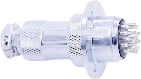 GX20F موصل قطر 20 مللي متر دفع سحب دائري موصل سريع 2Pin 3/4/5/6/7/8/9pin/10/12/14/15pin ذكر وأنثى التوصيل (7Pin) in Kuwait