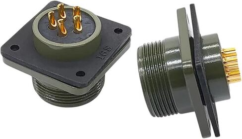 5015 موصل 16S-8 16S-1 MIL STD التوصيل والمقبس MIL-C موصل دائري MS3102 MS3106 MS3108 (المقبس 3102 16-1P) in Kuwait