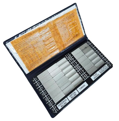 30pcs Surface Roughness Comparators for Compare and Determine The Degree of The Surface Finish with Ra0.05-12.5um Overall Size 6 inches X 3 inches in Kuwait