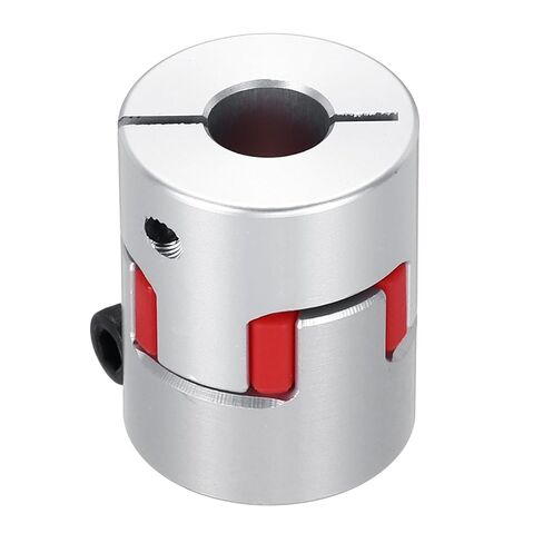 MECCANIXITY Aluminum Shaft Coupling Shaft Coupler 8mm to 10mm Flexible Spider Coupling L25mm x D20mm Coupler Jaw Spider Shaft Joint Connector for 3D Printers DIY CNC Router Milling Machine in Saudi Arabia