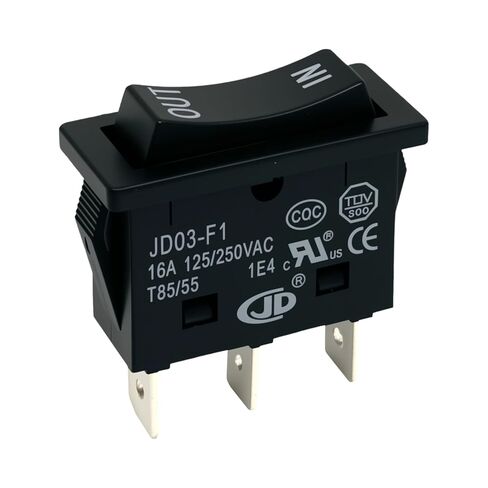KCD4-3NC 16A in-Out Rocker Switch 3 Pins 3 Positons Double Side Momentary in Saudi Arabia