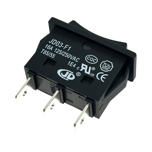 KCD4-3NC 16A in-Out Rocker Switch 3 Pins 3 Positons Double Side Momentary in Saudi Arabia