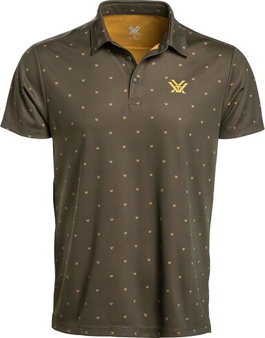 Vortex Axis Ridge Men's Golf Polos | Moisture Wicking, Stretch Fabric in Saudi Arabia