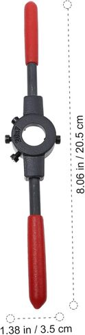 Holibanna 1pc Die Stock Spanner Tool Manual Round Die Holder for Steel Threading Applications Precision Construction for Efficient Thread Cutting in Saudi Arabia