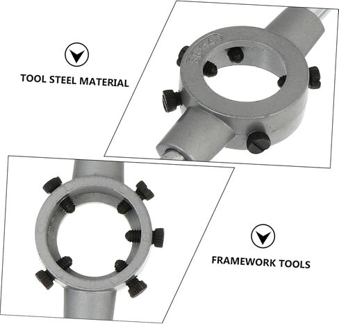 Precision Die Stock Holder Wrench Adjustable Threading Tool for DIY Projects or Professional Use in Saudi Arabia