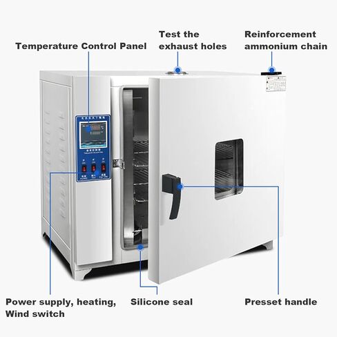 Electric Constant Temperature Oven, 16L Lab Drying and Heating Oven, 220/Rt+5-300℃ with Controllable Intelligent Instrument, Digital Forced Air Convection Drying Oven,101 in Saudi Arabia
